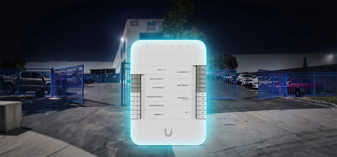 1 Gate Hub, 2 Gates: Dual UniFi Access Control Setup